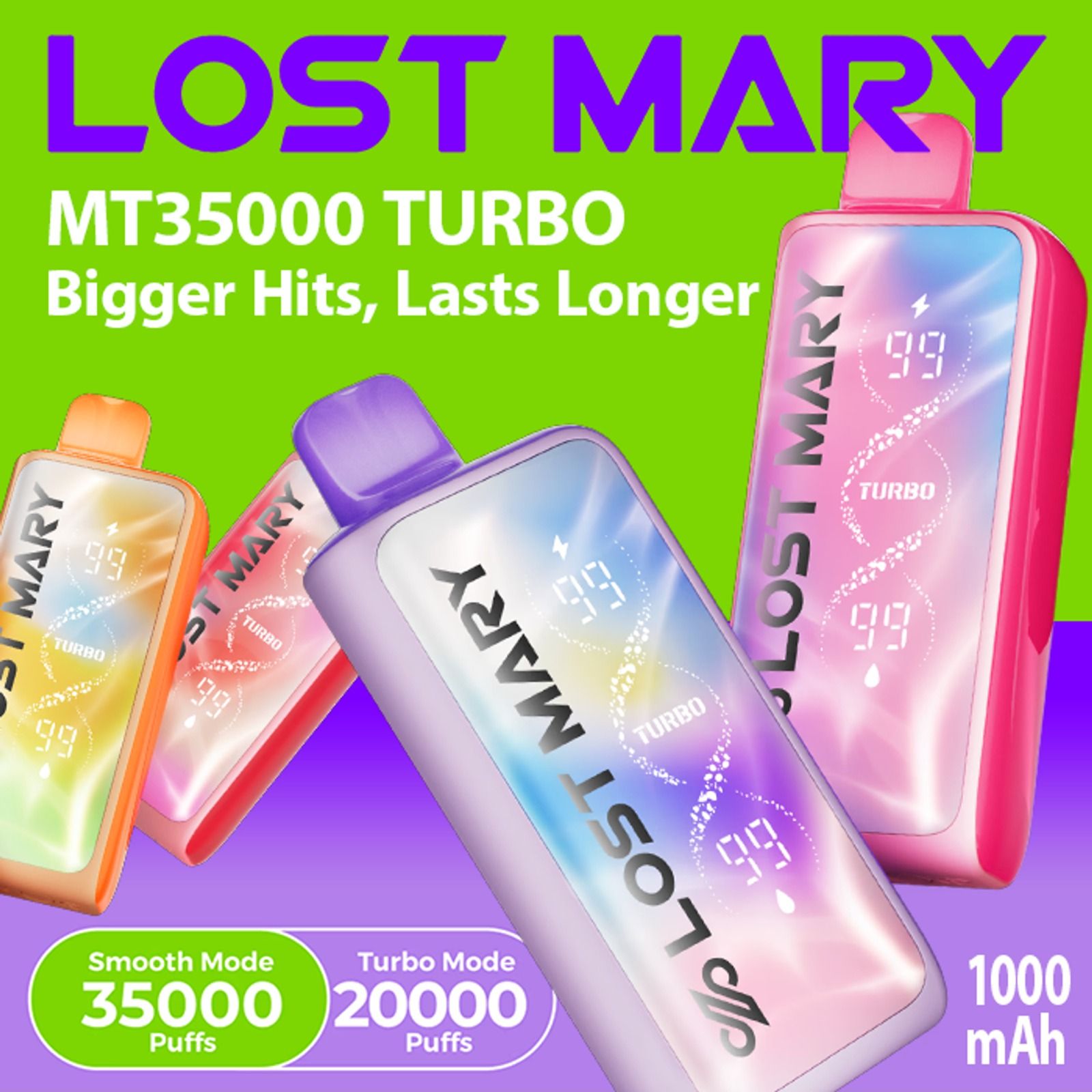 Lost Mary Mt35000 Puffs Turbo Disposable Vape