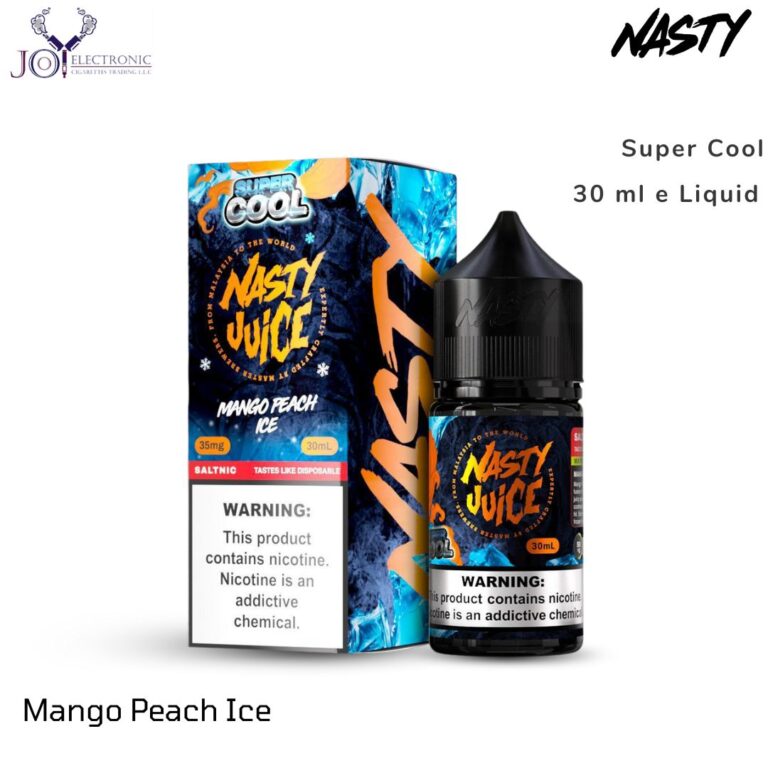 Nasty-Super-Cool-Series-Mango-Peach-Ice-30-ml-Saltnic-E-Liquid-768x768-1.jpg Nasty Super Cool Series 30 ml Saltnic E-Liquid - Image 1